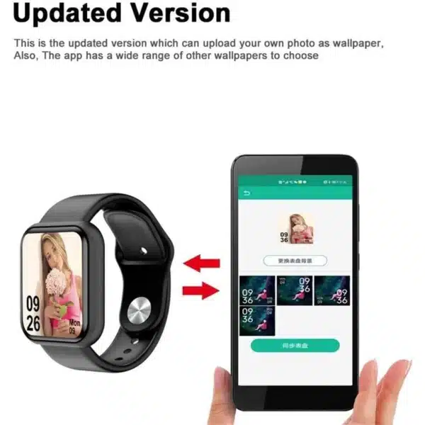Smartwatch D20 - Relógio Inteligente y68 Esportivo Bluetooth Android/iOS - Image 7