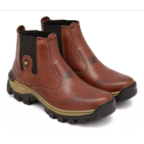 Botas em couro legítimo Botina CAT Butina Bota Caterpillar
