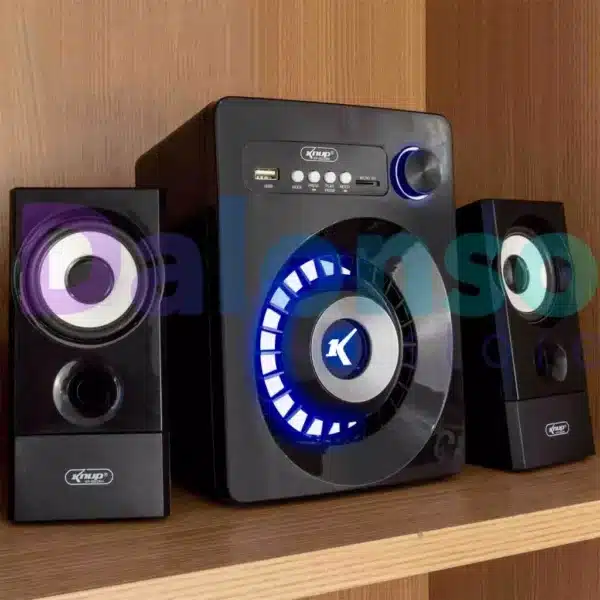 Caixa de som 2.1 subwoofer amplificador bluetooth tv pc aux fm - Image 4