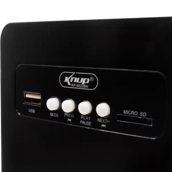 Caixa de som 2.1 subwoofer amplificador bluetooth tv pc aux fm - Image 2