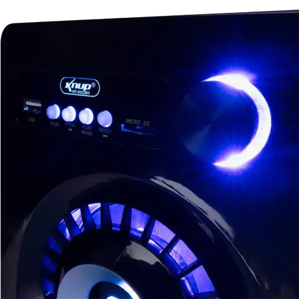 Caixa de som 2.1 subwoofer amplificador bluetooth tv pc aux fm - Image 5