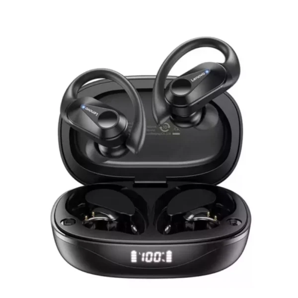 Fone sem fio Lenovo LP75 Fone De Ouvido Bluetooth 5.3 Com Gancho Esportivo HiFi Estéreo - Image 5