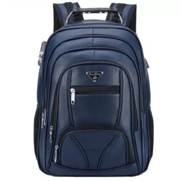 Mochila de Couro Masculina Feminina Grande Reforçada - Image 2