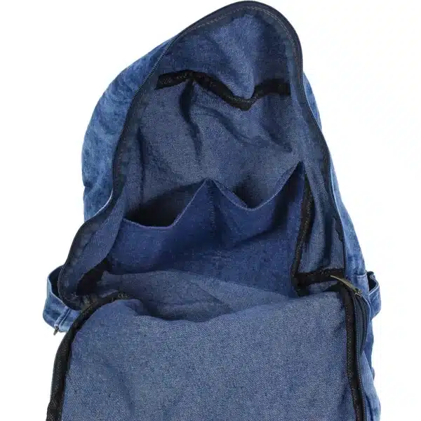 Mochila Jeans feminina Personalizada com patches sortidos Reforçada - Image 8